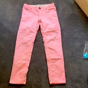 Pink jeans from lands end